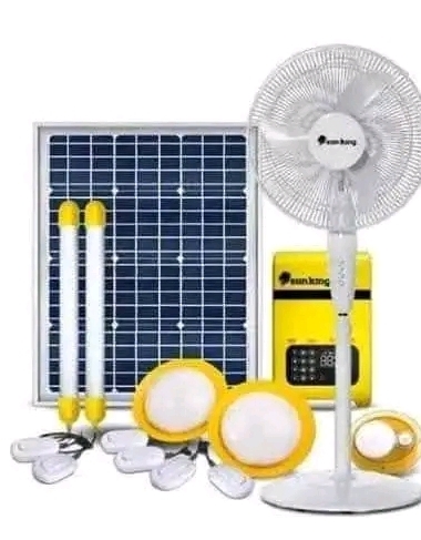 Sun king Home600 with Stand Fan is available at Efritin